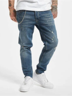 Herren Slim Fit Jeans Yall In Blau
