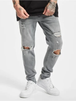 Herren Slim Fit Jeans Volker In Grau