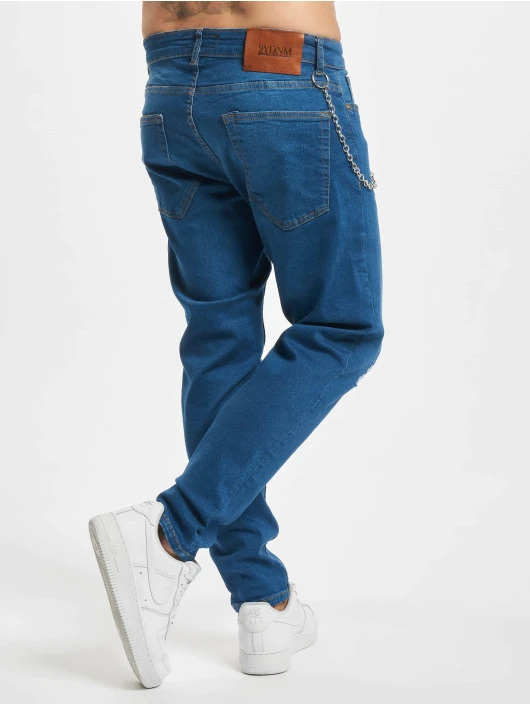 Herren Skinny Jeans Jon In Blau 4 Herren Skinny Jeans Jon In Blau – Bild 2