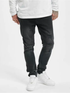 Herren Skinny Jeans Denis In Schwarz