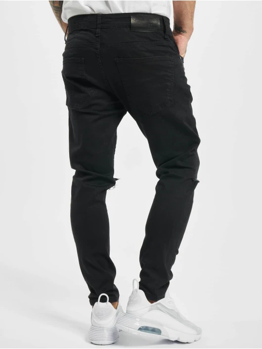 Herren Skinny Jeans Jean In Schwarz 4 Herren Skinny Jeans Jean In Schwarz – Bild 2