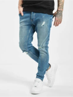Herren Slim Fit Jeans Berk In Blau