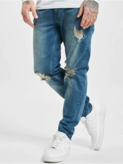 Herren Slim Fit Jeans Claas In Blau
