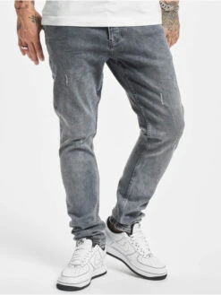 Herren Slim Fit Jeans Felix In Grau