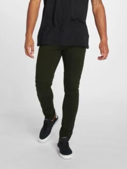 Herren Slim Fit Jeans Dio In Olive