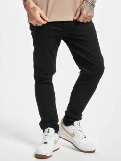 Herren Slim Fit Jeans Justus In Schwarz