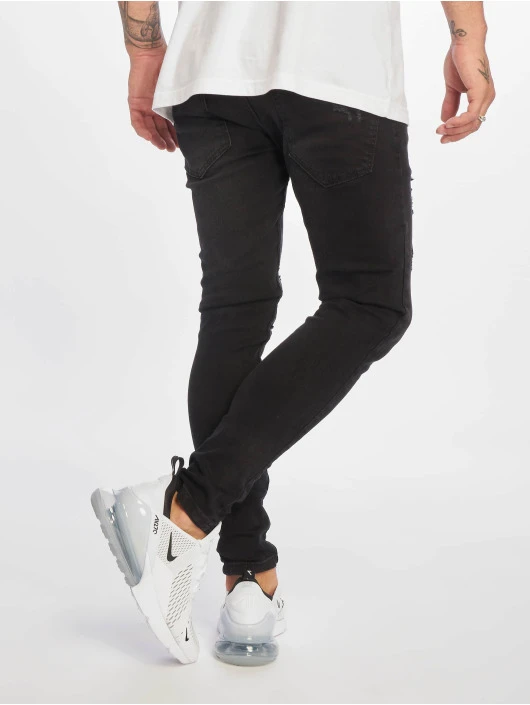 DEF Herren Skinny Jeans Rio In Schwarz 4 DEF Herren Skinny Jeans Rio In Schwarz – Bild 2