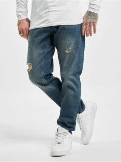 DEF Herren Slim Fit Jeans Time In Blau