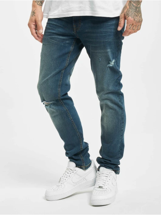 Denim Project Herren Skinny Jeans Mr. Black In Blau 3 Denim Project Herren Skinny Jeans Mr. Black In Blau