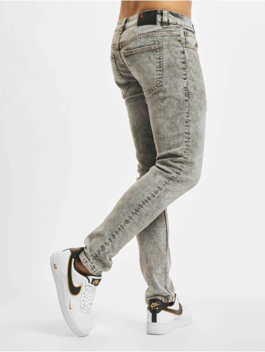 Denim Project Herren Skinny Jeans Mr. Red In Grau 4 Denim Project Herren Skinny Jeans Mr. Red In Grau – Bild 2