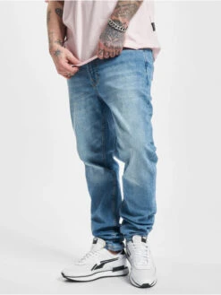 Denim Project Herren Slim Fit Jeans Dpohio Recycled In Blau