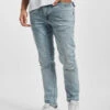 Denim Project Herren Slim Fit Jeans Dprecycled Destroy Slim Fit In Blau