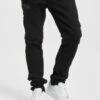 Denim Project Herren Slim Fit Jeans Mr. Red Destroy In Schwarz
