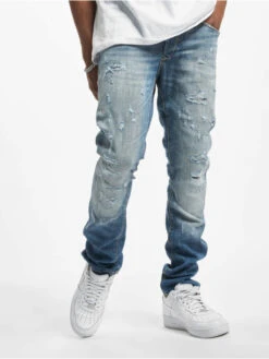 Jack & Jones Herren Slim Fit Jeans Glenn Blair Slim Fit In Blau