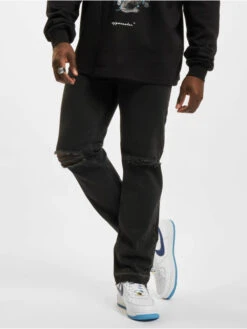Herren Baggy Destroyed Baggy In Schwarz