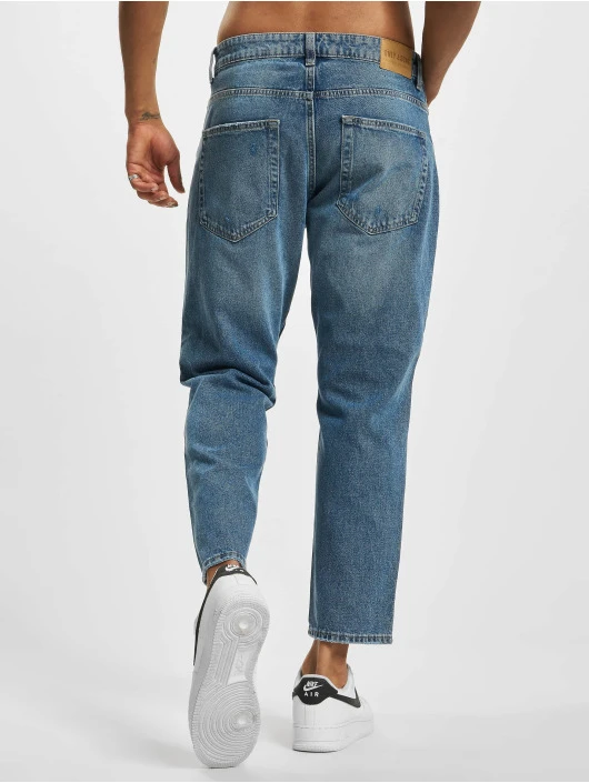 Only & Sons Herren Slim Fit Jeans Avi Crop Slim Fit In Blau 4 Only & Sons Herren Slim Fit Jeans Avi Crop Slim Fit In Blau – Bild 2