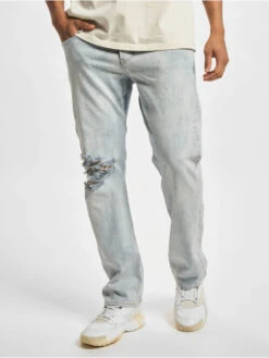 Pegador Herren Baggy Destroyed Vintage In Blau