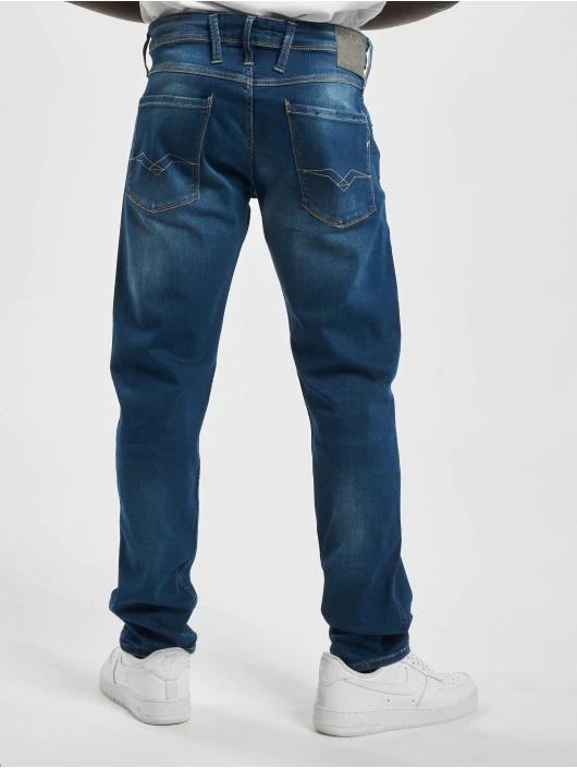 Replay Herren Slim Fit Jeans Denim Anbass In Blau 4 Replay Herren Slim Fit Jeans Denim Anbass In Blau – Bild 2