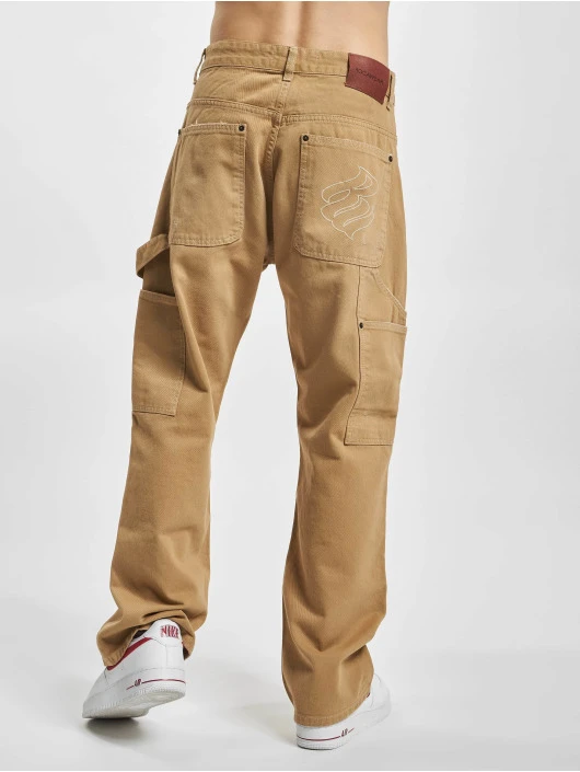 ROCAWEAR Herren Loose Fit Jeans Connecticut Loosefit In Braun 4 ROCAWEAR Herren Loose Fit Jeans Connecticut Loosefit In Braun – Bild 2
