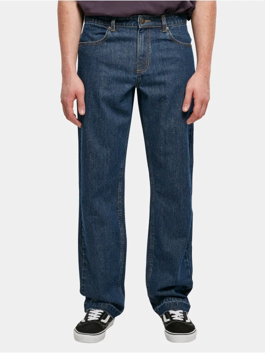 URBAN CLASSICS Herren Loose Fit Jeans Open Edge Loose Fit In Blau 3 URBAN CLASSICS Herren Loose Fit Jeans Open Edge Loose Fit In Blau