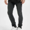 URBAN CLASSICS Herren Slim Fit Jeans Slim Fit Zip In Schwarz -DEF || Jack & Jones Verkäufe urban classics slim fit jeans schwarz 800374