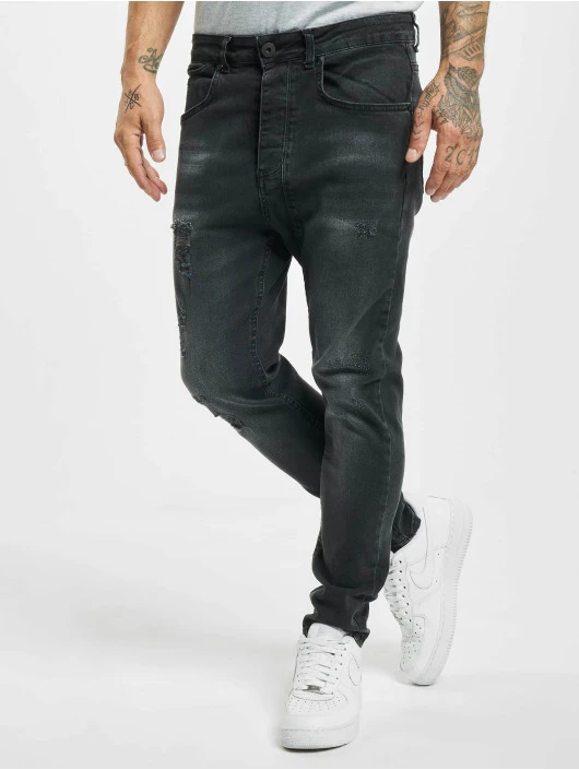 Herren Skinny Jeans Keanu Lowcrotch In Schwarz 3 Herren Skinny Jeans Keanu Lowcrotch In Schwarz