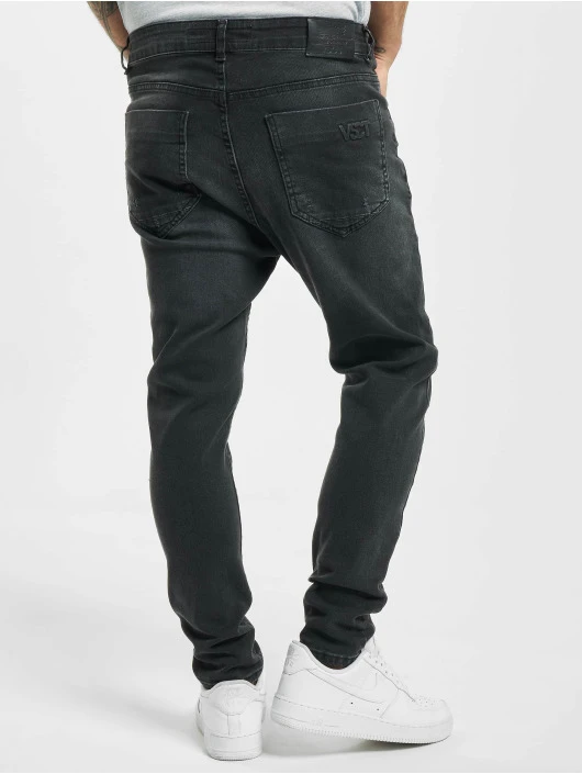 Herren Skinny Jeans Keanu Lowcrotch In Schwarz 4 Herren Skinny Jeans Keanu Lowcrotch In Schwarz – Bild 2