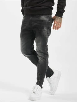 Herren Slim Fit Jeans Keanu In Schwarz